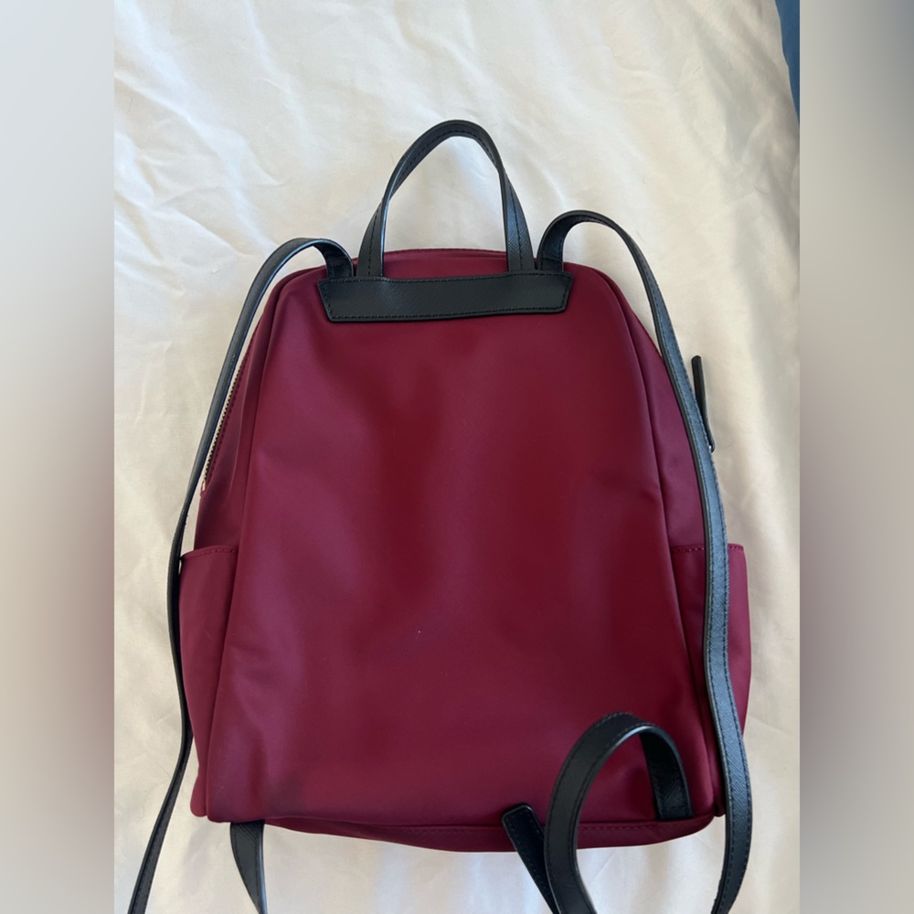 Kate Spade Red Backpack with Sleek Design and Durable Material - Picture 4 of 4